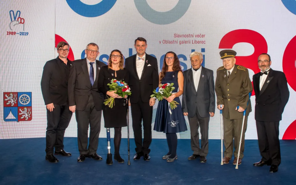 Osobnosti oceněné Poctou hejtmana 2019.