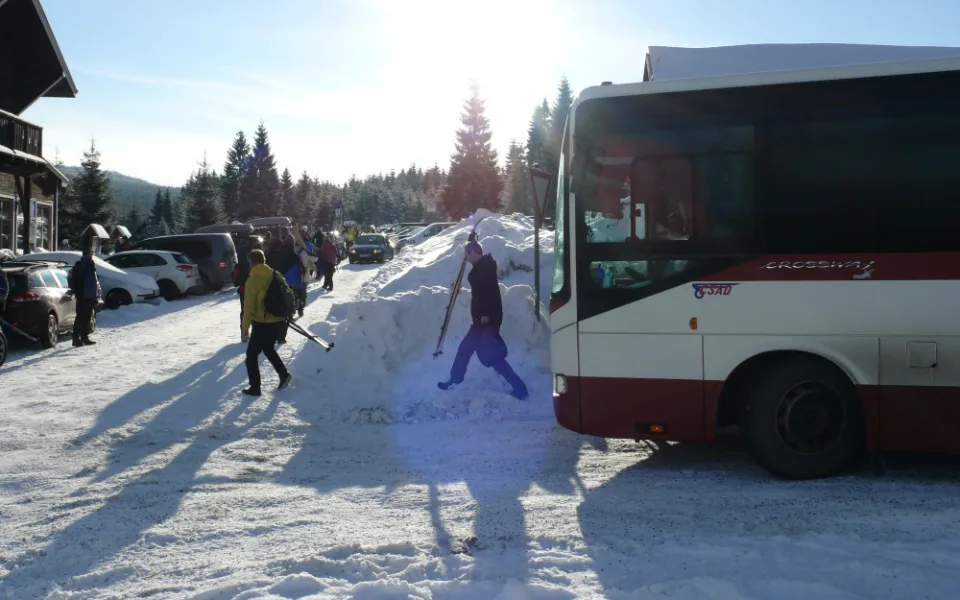 Autobus na Smědavě