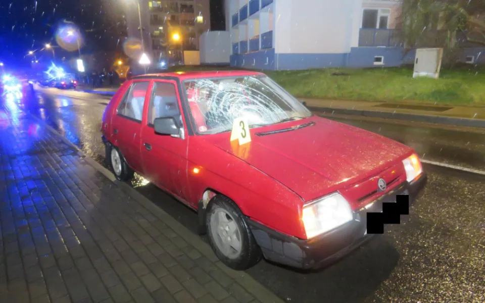 Foto z místa nehody