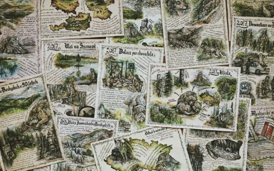 Náhled ilustrací knihy Přicházejí vlci