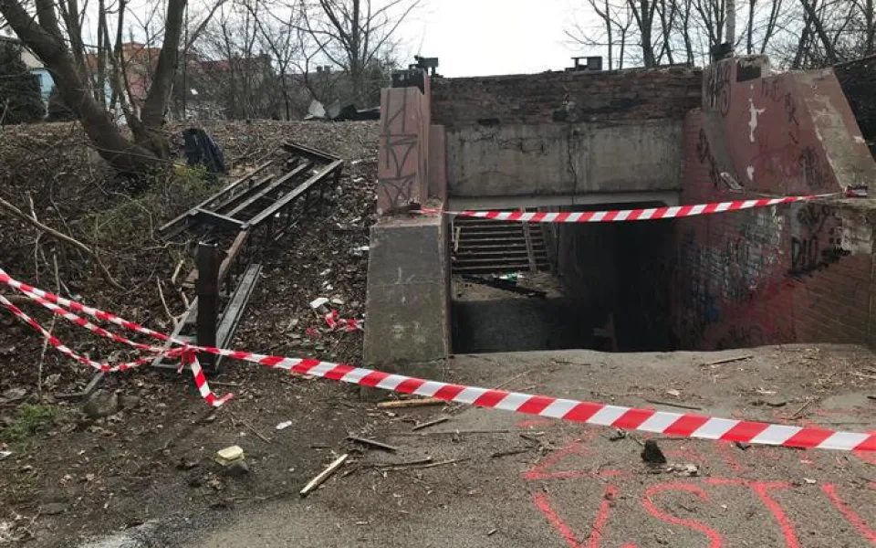 Českolipský podchod před demolicí