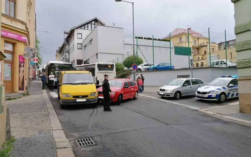 Foto z místa nehody