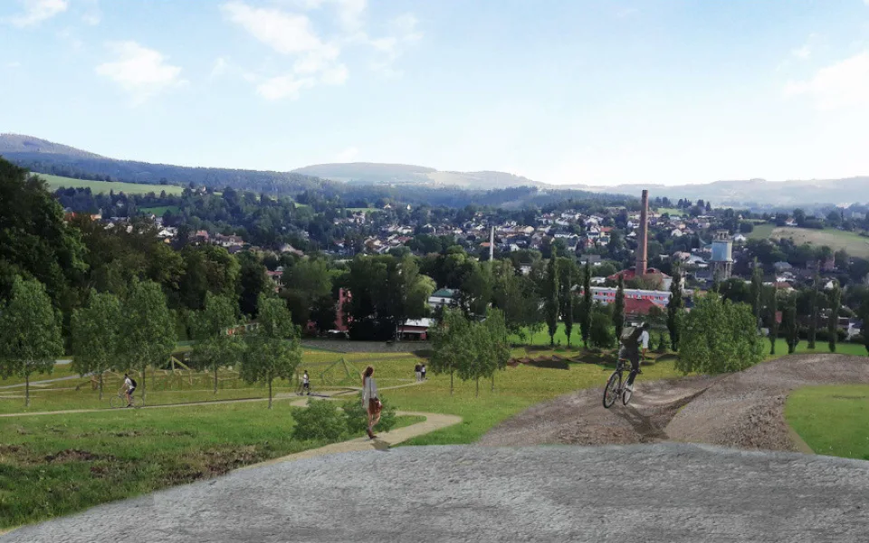 Ve Vratislavicích nad hasičárnou vznikne pumptrack a singletrailové dráhy
