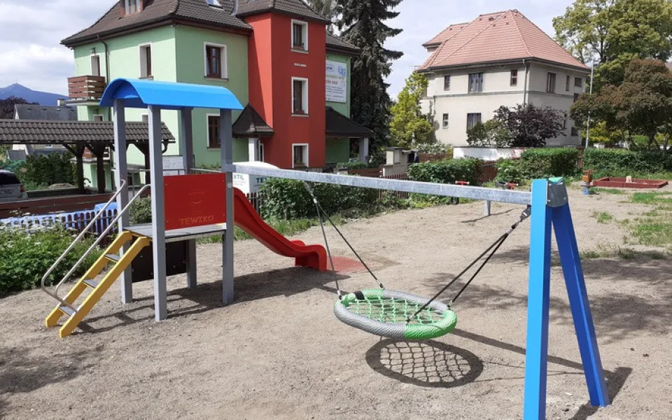 Dětské hřišťátko v Ruprechticích v novém