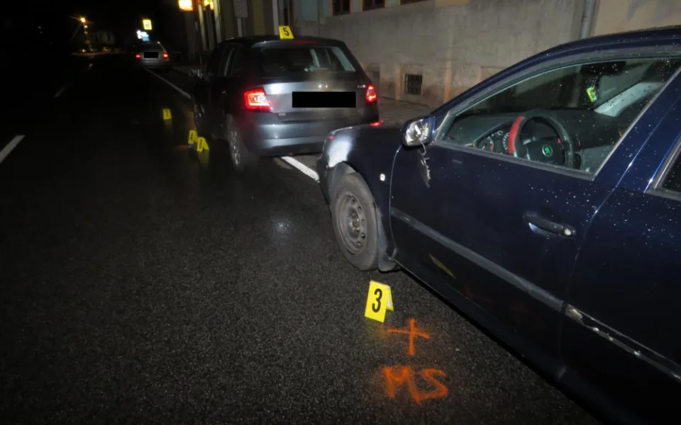 Nehoda ve Srmžovce.