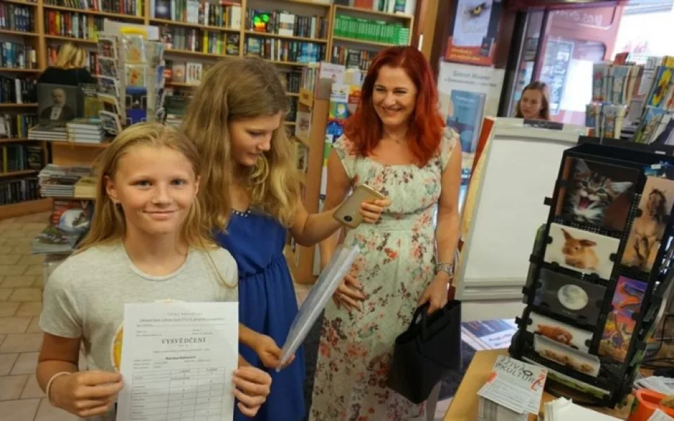 Za vysvědčení slevu na knihy