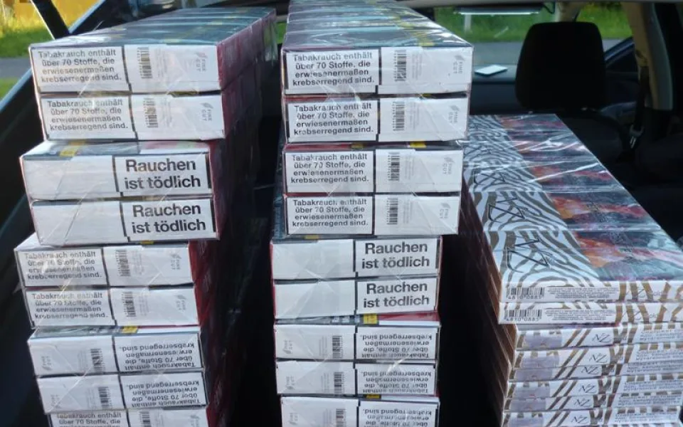 Zadržené cigarety