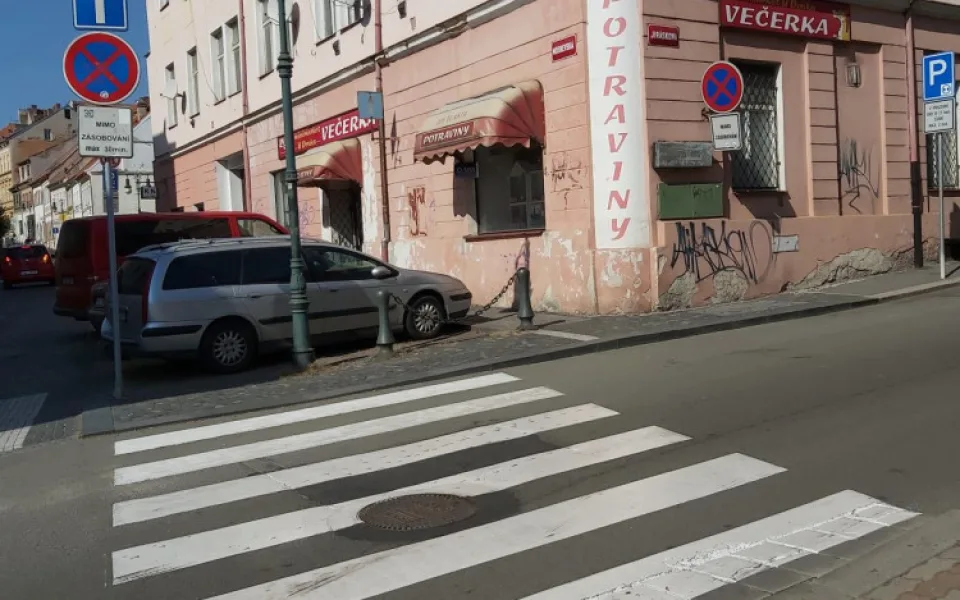 Foto z místa nehody