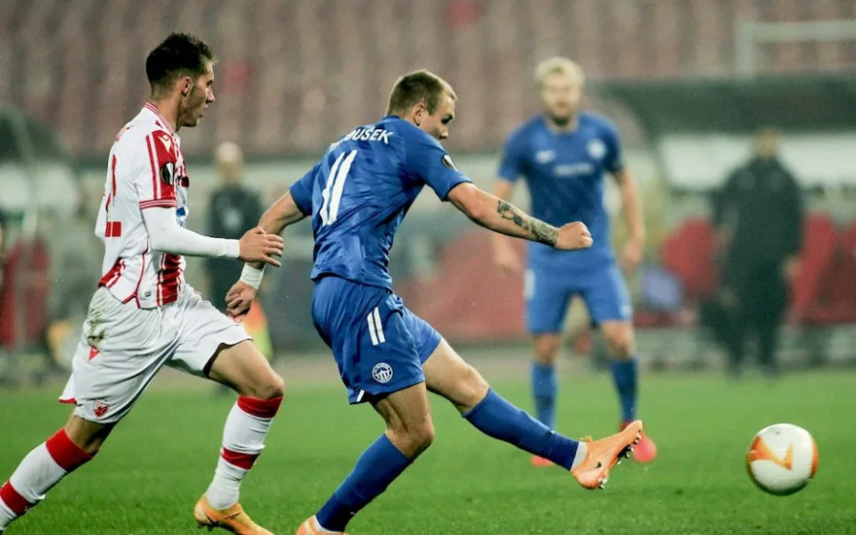 Slovan zápas v Bělehradě nezvládl, Crvené zvezdě podlehl 1:5