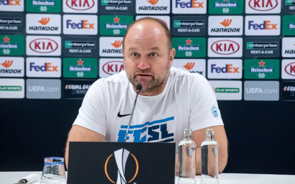 Chceme zůstat v tabulce před Gentem, říká trenér Slovanu Pavel Hoftych