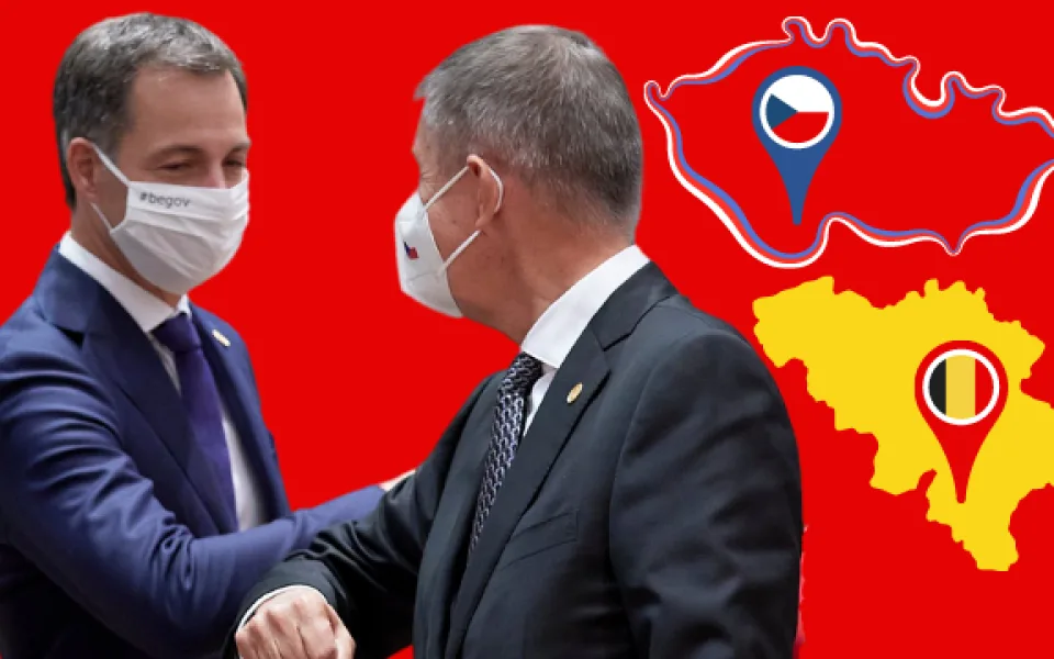 Belgie, Česko a covid-19. Srovnání dat a premiérů