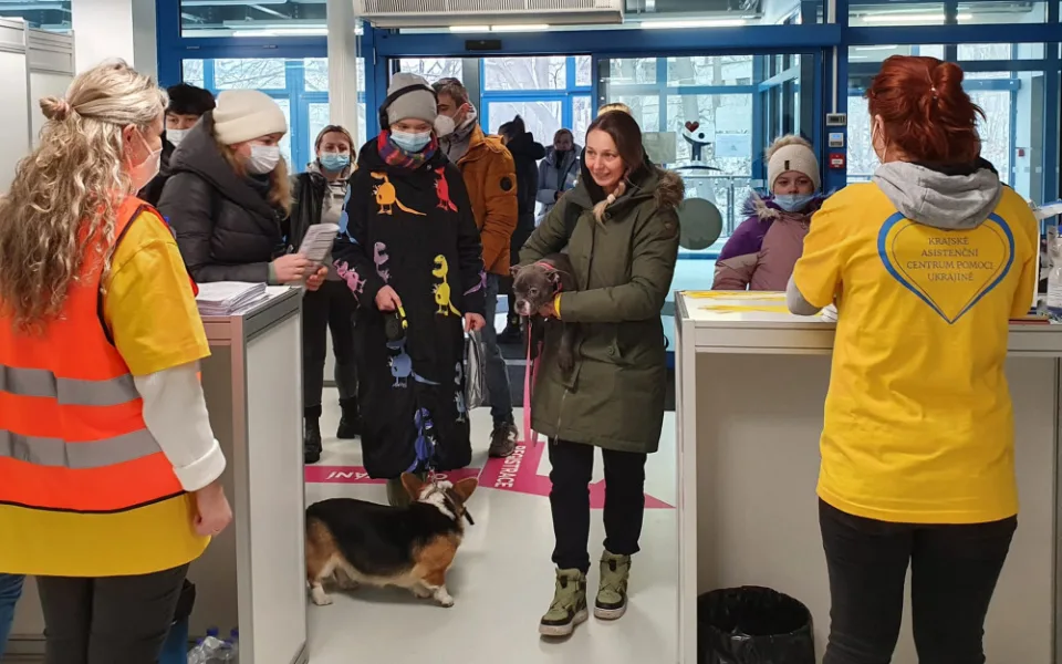 Asistenční centrum v Liberci už jede. Jen v pátek pomohlo 122 ukrajinským uprchlíkům