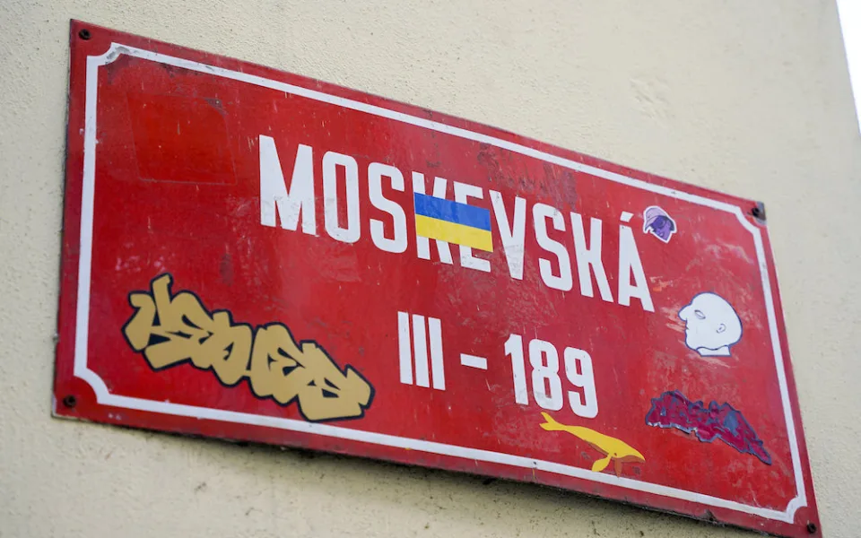Přejmenování Moskevské na Kyjevskou? Vznikla petice, město o tom neuvažuje