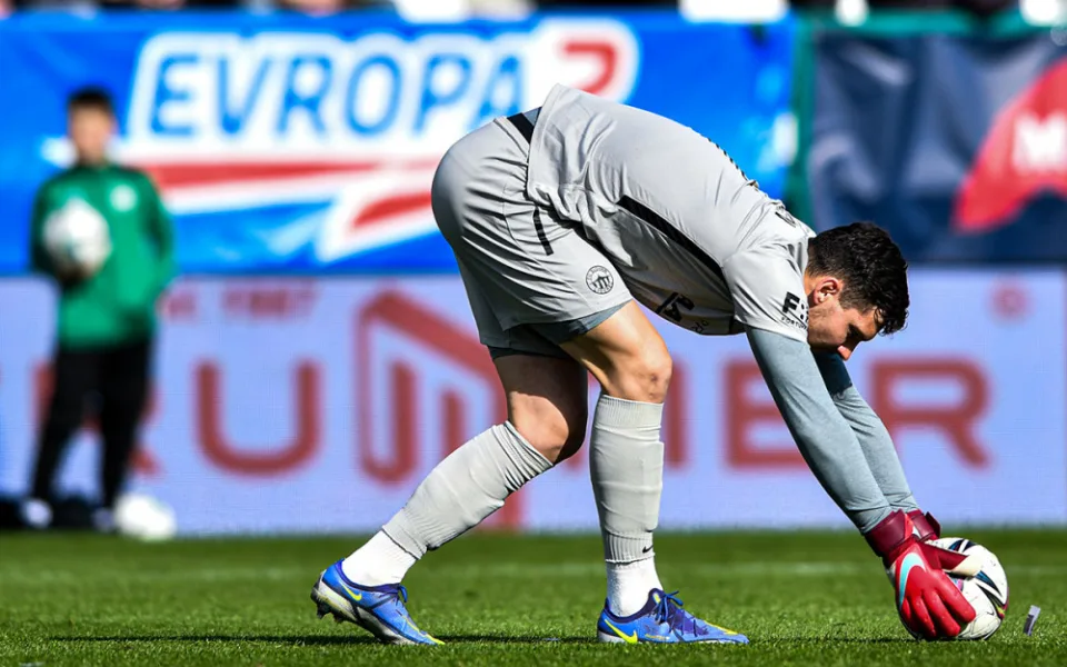 Bankář Vliegen zvládl ligovou premiéru za Slovan s nulou. Celou dobu jsem na to čekal, řekl