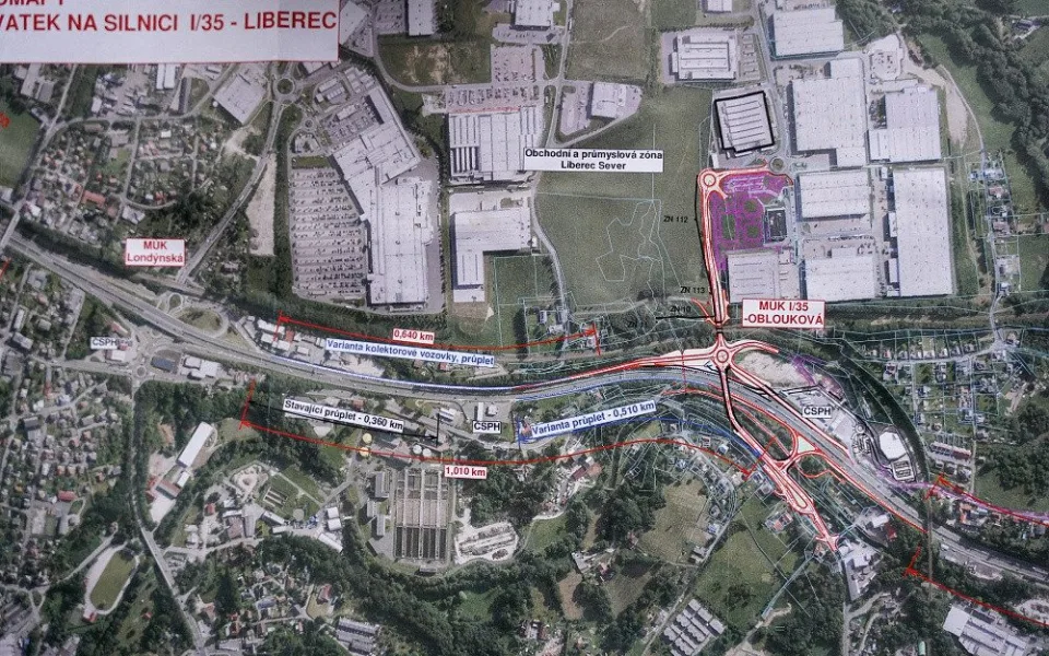 Nové napojení průmyslové zóny Sever může do územního plánu. Ministerstvo dopravy souhlasí