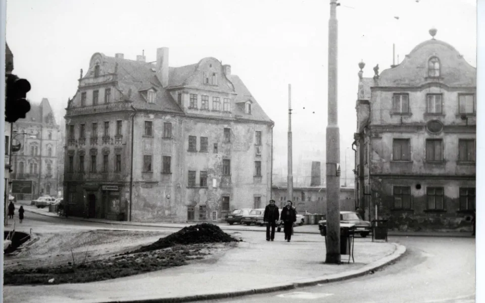 Möllerův dům 17. 3. 1983 (archiv paní Odrážkové)