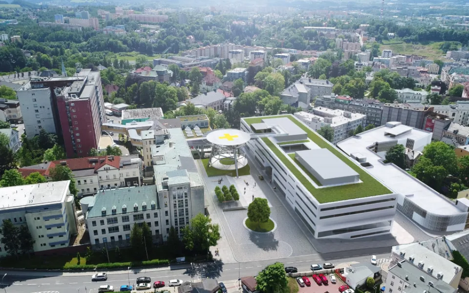 Vizualizace nového centra urgentní medicíny