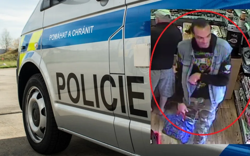 Zloděj nakráčel do obchodu v Liberci a ukradl z batohu peněženku i mobil. Zachytily ho kamery
