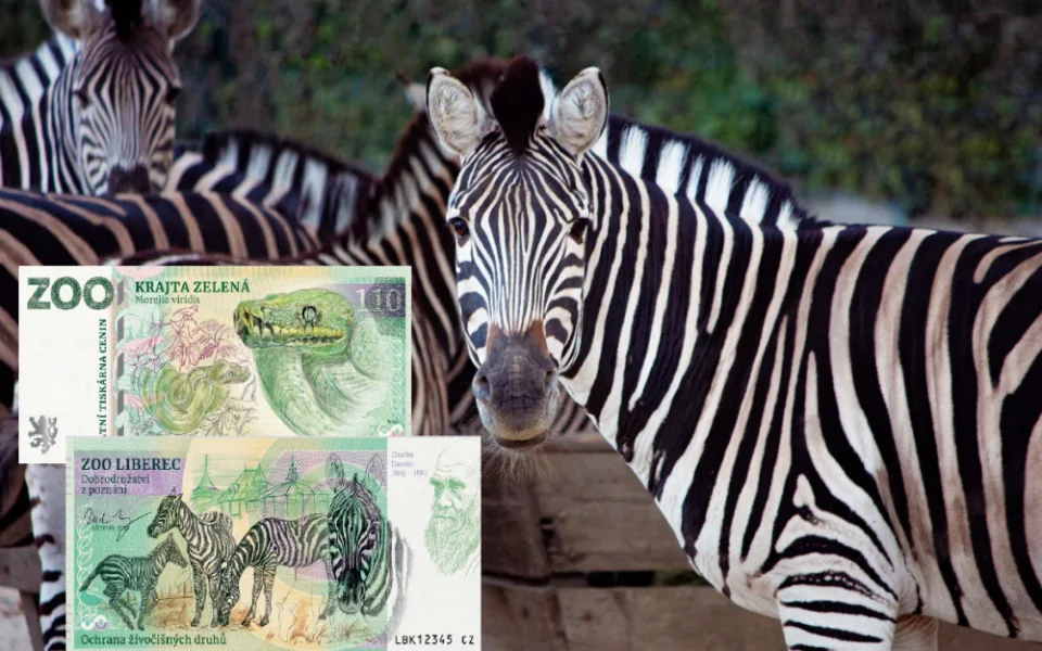 Liberecká zoo nabízí návštěvníkům nový suvenýr v podobě zoobankovky