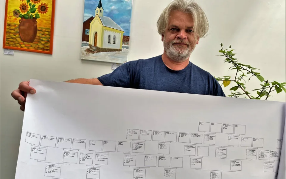 Vytváření rodokmenů a pátrání po dávných předcích mě baví i živí, říká příbuzný kata