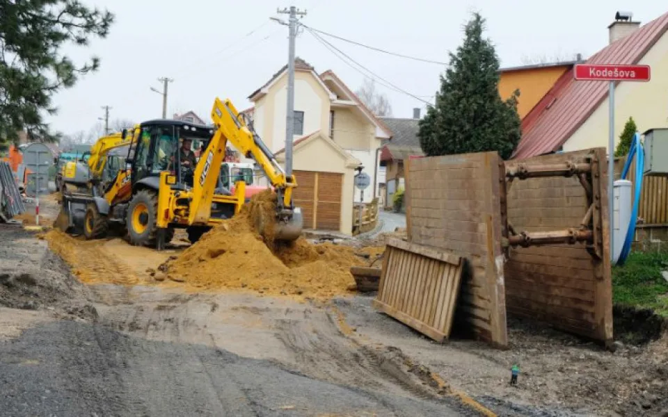 Kodešova ulice na jaře 2021