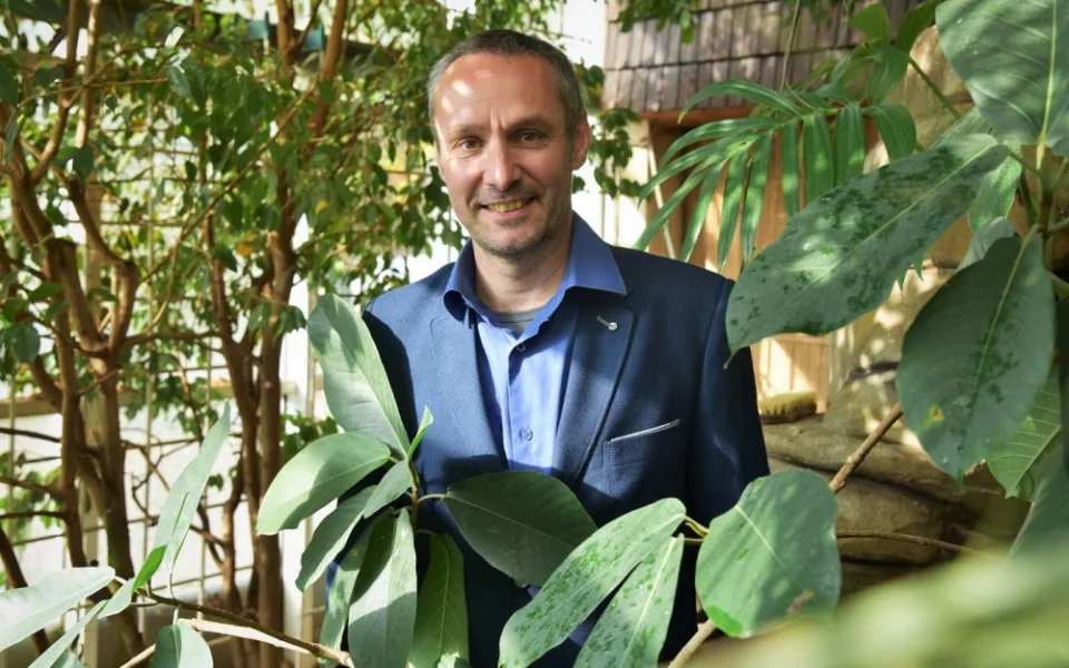 Nový ředitel botanické zahrady Václav Lenk