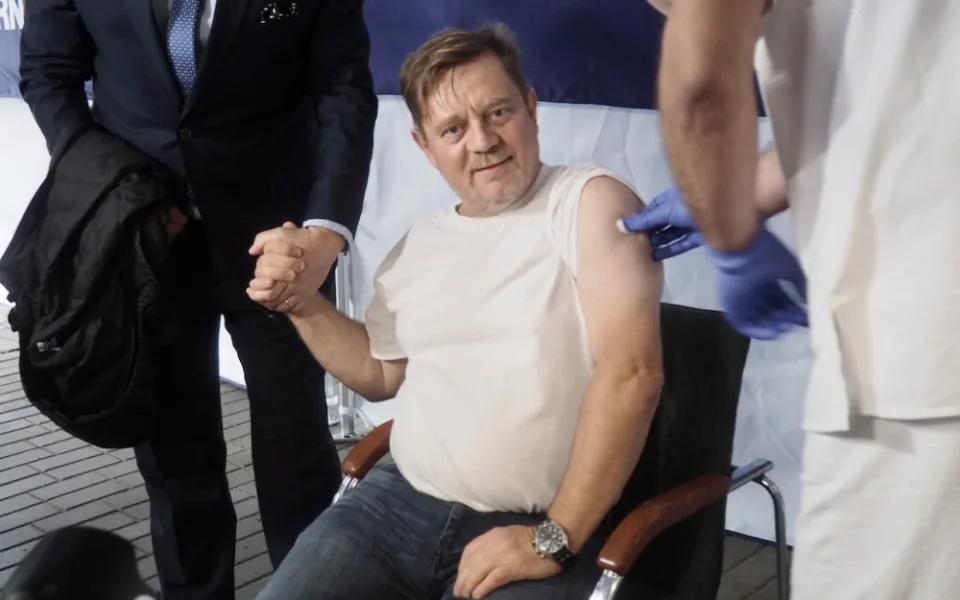 Petr Čtvrtníček se nechal očkovat.