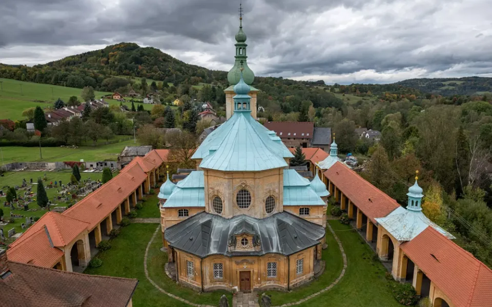 Poutní areál před obnovou