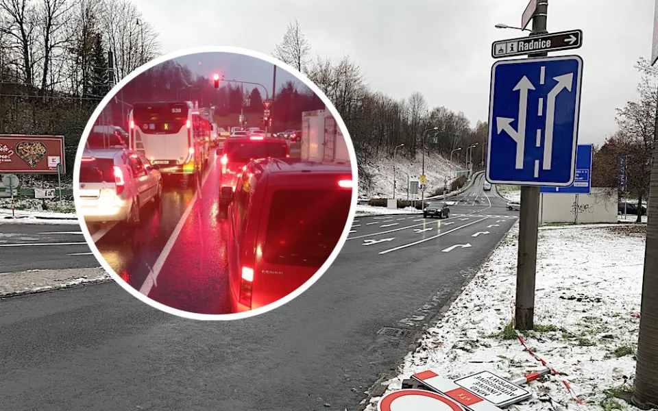 Křižovatka u viaduktu