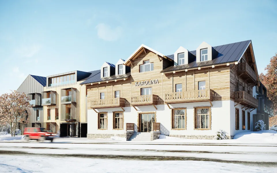 V Harrachově postaví apartmánový dům Karolina. Investor přestavuje nejstarší hotel ve městě