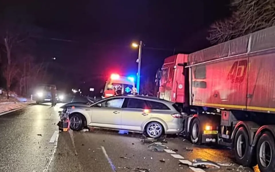 Nehoda v Dětřichově.