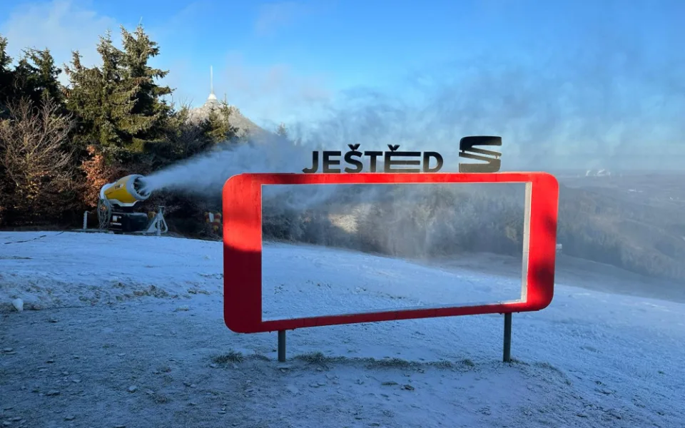 Skiareál na Ještědu