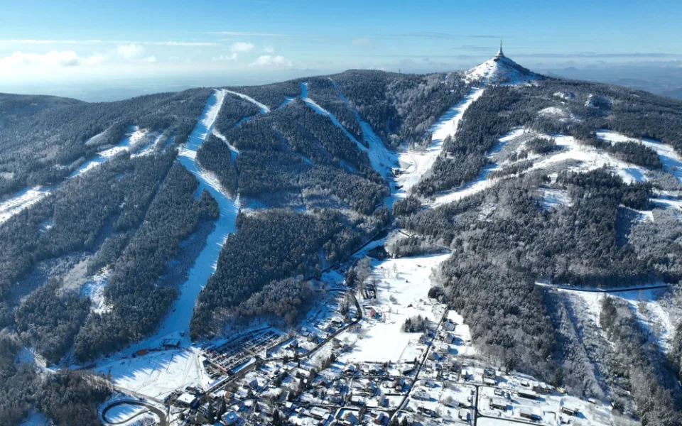 Skiareál na Ještědu