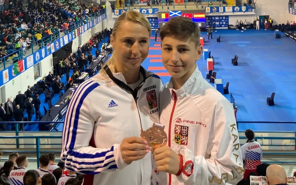 Úspěch libereckého karate. Filip Horňák že Shotokanu získal na ME bronz