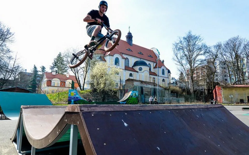 Skatepark v Liberci.