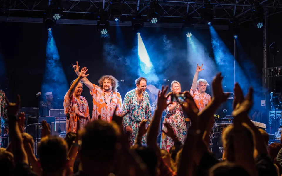 Momentka z festivalu Jazz pod Kozákovem.