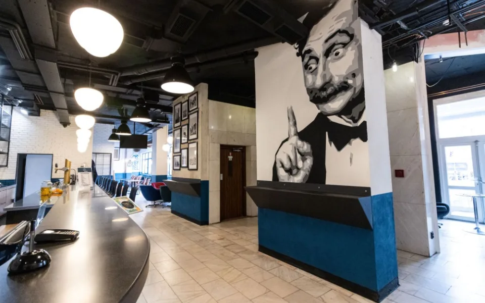 Lobby bar Šaldovka v Hotelu Liberec.
