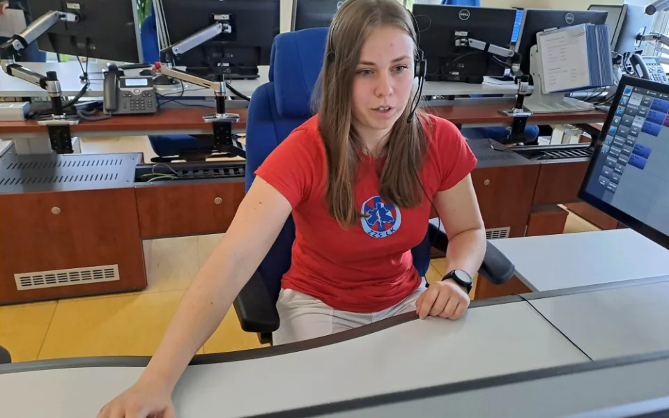 Veronika Chlumská je jednou ze studentek pracující na záchrance.