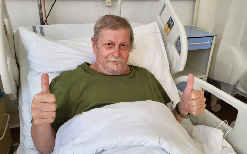 Janu Leopoldu Blaškovanovi policista zachránil život.