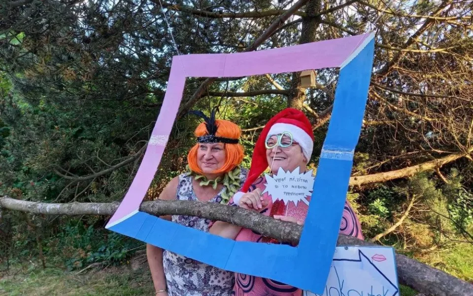 Součástí slavností je i vtipný fotokoutek, jako vloni.