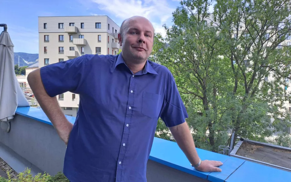 Strojvůdce Jaroslav Fejt.