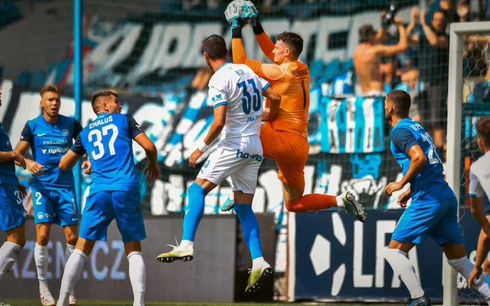 Skvělý start do ligy. Slovan U Nisy porazil Baník 3:1