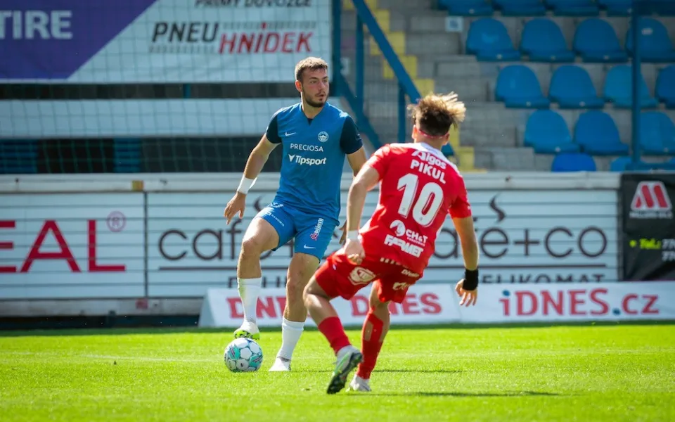 Slovan vydřel výhru nad Pardubicemi. Jediným gólem rozhodl Frýdek