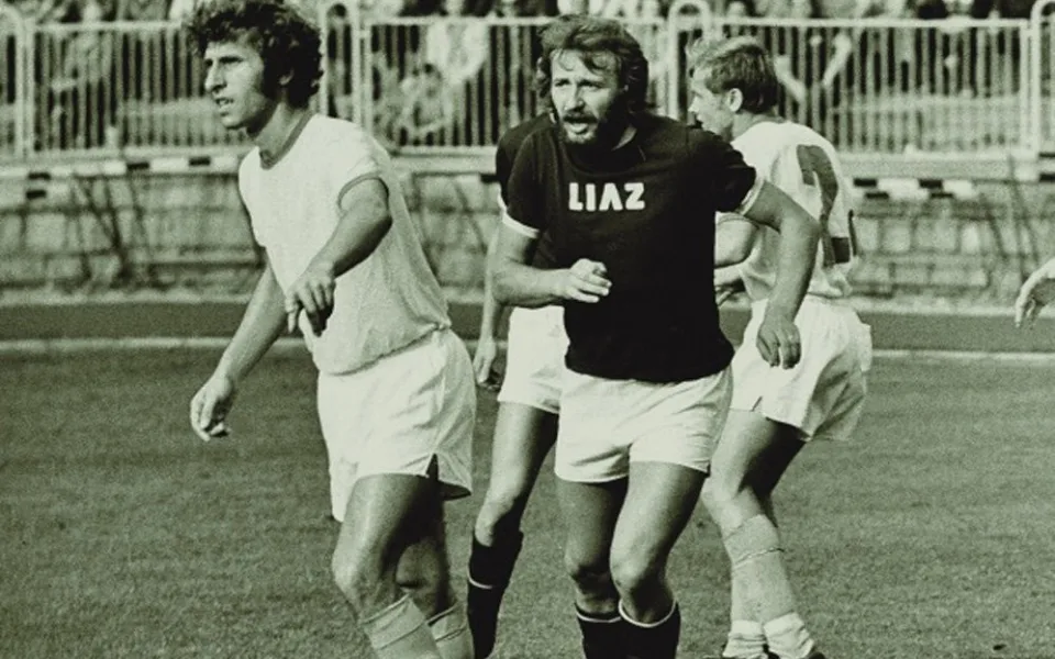 Rudolf Svoboda v dresu LIAZ Jablonec
