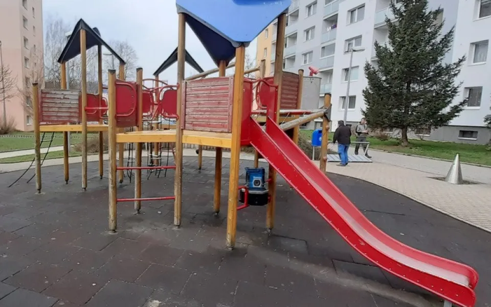 Opravené hřiště na Dobiášově v Liberci.