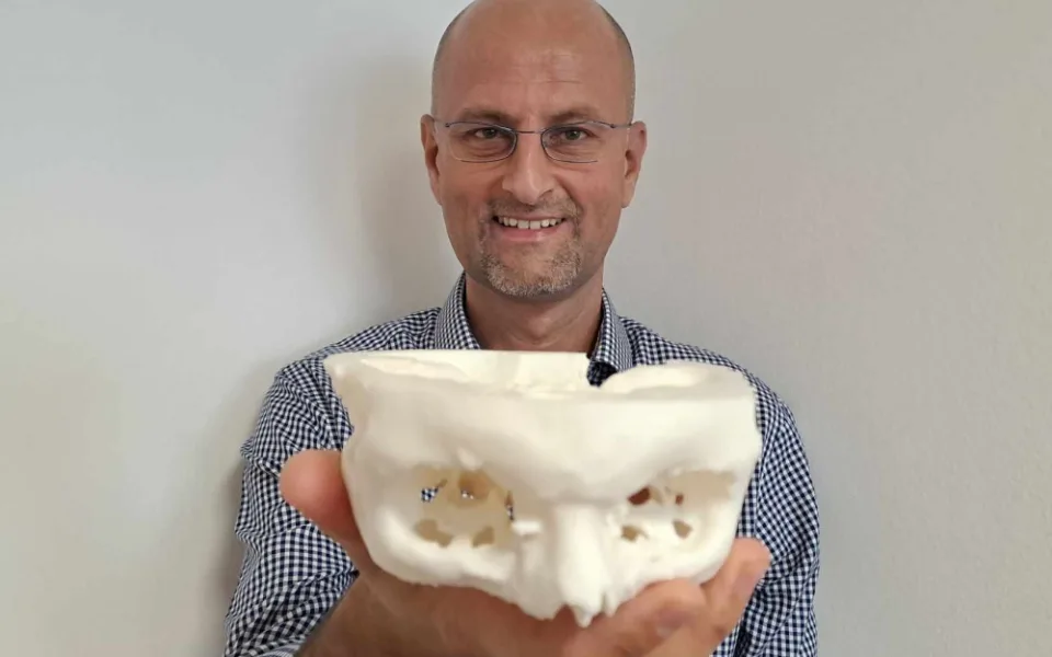 Zakladatel České společnosti pro 3D tisk v medicíně Lukáš Čapek.