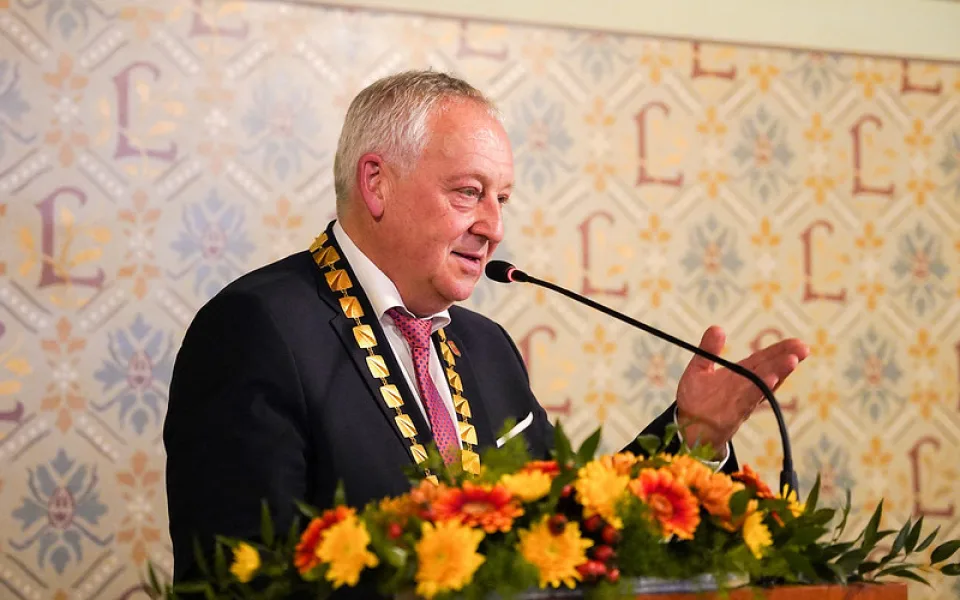 Primátor Liberce Jaroslav Zámečník.