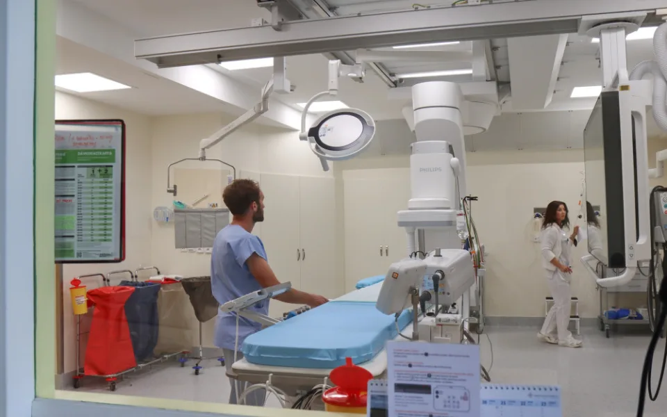 Nový angiogram.