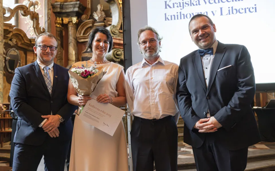 Ocenění v soutěži Knihovna roku 2023.
