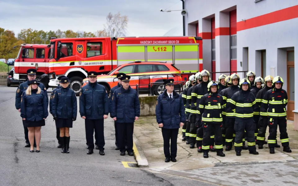 Stanice hasičů v Raspenavě po rekonstrukci.